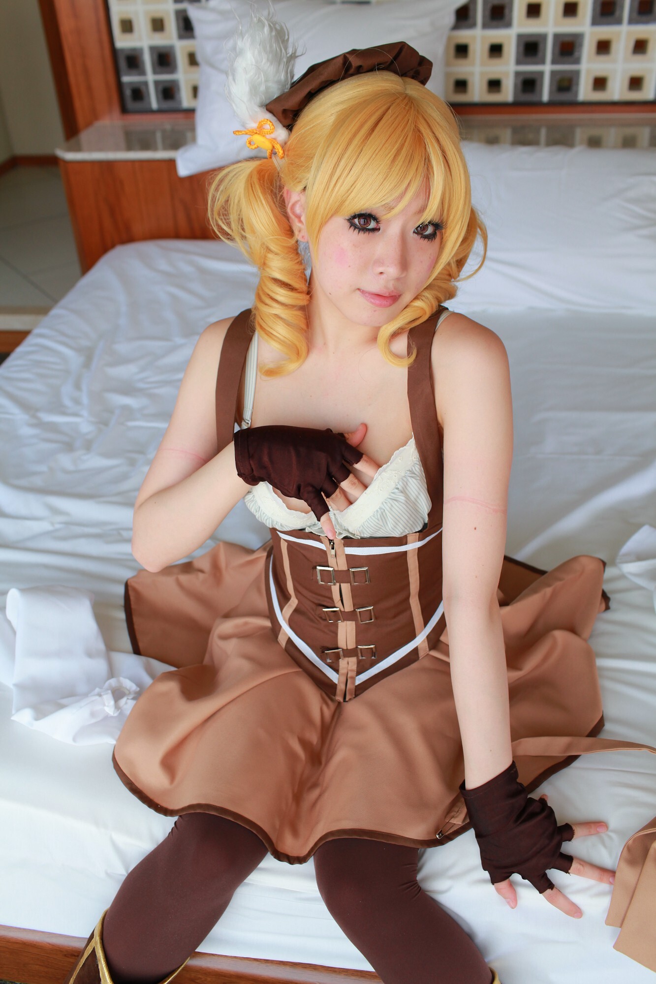 [Cosplay]  Mahou Shoujo Madoka Magika New Mami Tomoe Hot Cosplay 2